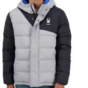 Spyder Boys' Circuit Colorblock Puffer Jacket